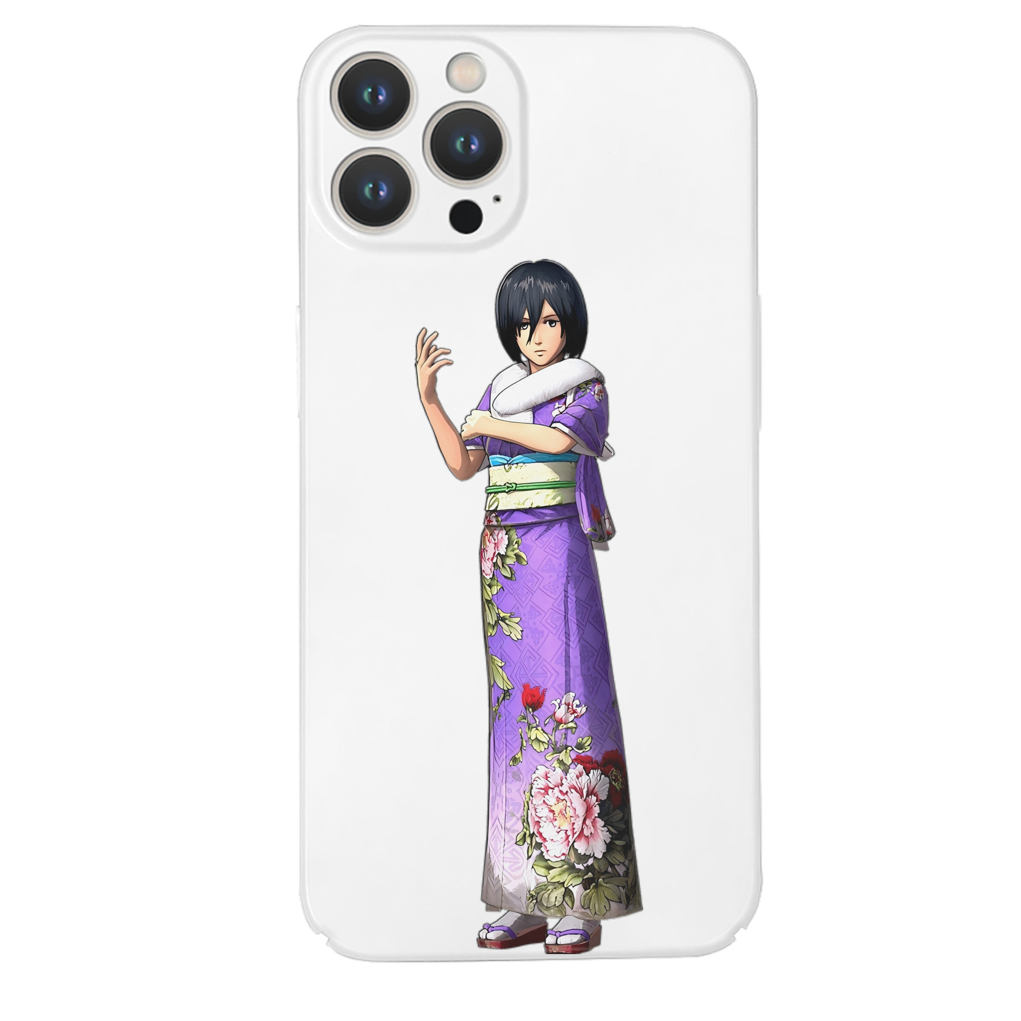 （画像用） 進撃の巨人 ミカサ·アッカーマン Attack on Titan Mikasa Ackerman 【iPhone 14シリーズ対応】ハードケース